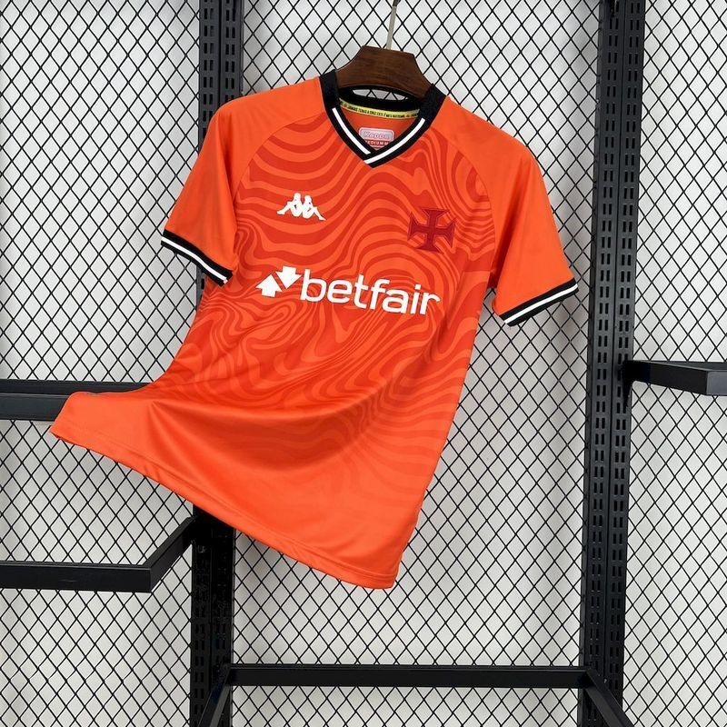Camisa do Vasco Goleiro 25/26 Torcedor Laranja