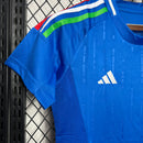 Camisa Feminina da Itália I 2024 Torcedor Azul