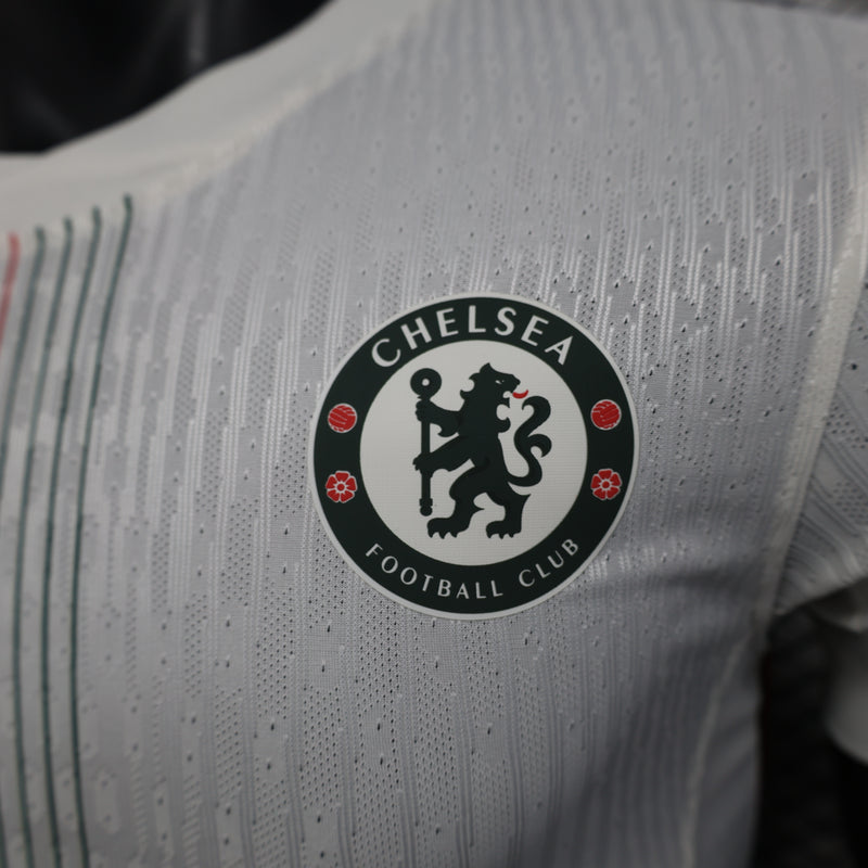 Camisa do Chelsea II 25/26 JOGADOR Branca