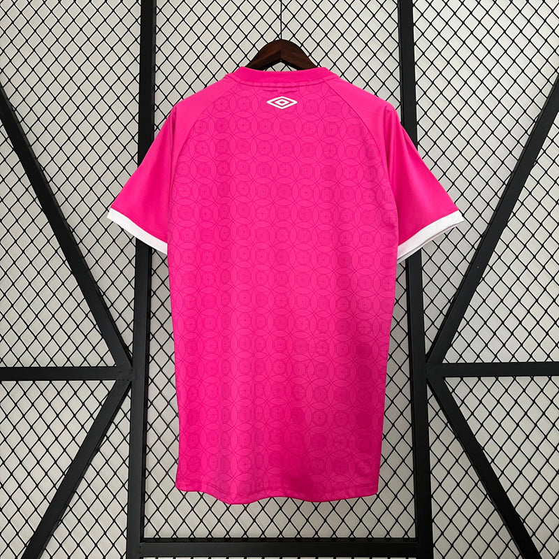 Camisa do Santos Outubro Rosa 23/24 Torcedor Rosa