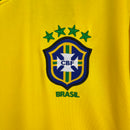 Camisa da Seleção Brasileira I Manga Longa 1998 Torcedor RETRO