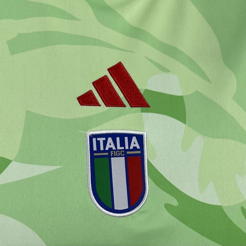 Camisa Feminina da Itália II 2025 Torcedor Verde