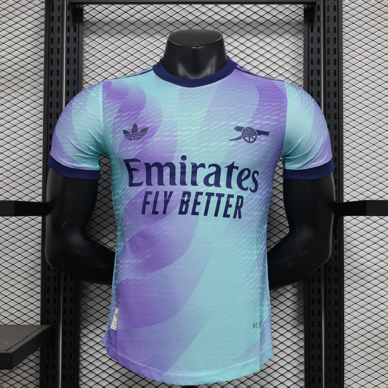 Camisa do Arsenal III 24/25 JOGADOR Roxa