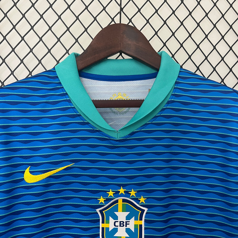 Camisa da Seleção Brasileira II 2024 Torcedor Azul
