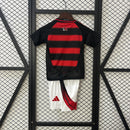 Kit infantil do Flamengo I 25/26 Torcedor Preto e Vermelho