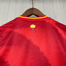 Kit infantil seleção da Espanha I 2024 Torcedor Vermelha