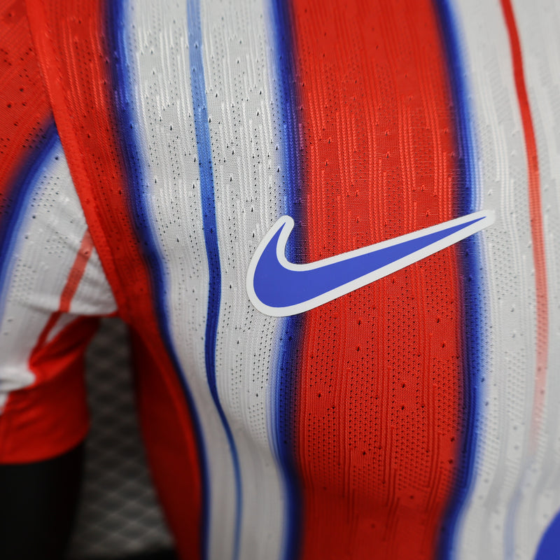 Camisa do Atlético Madrid I 24/25 JOGADOR Vermelha e Branca