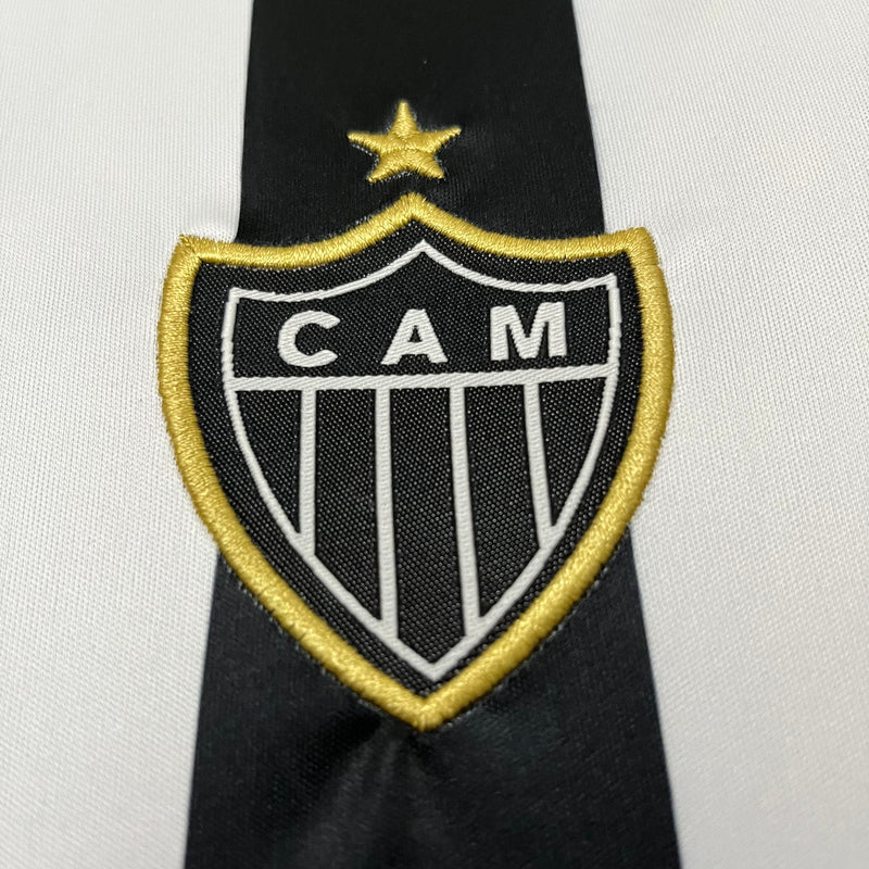 Kit infantil do Atlético Mineiro I 25/26 Torcedor Preto e Branco