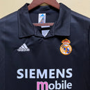 Camisa do Real Madrid II 02/03 Torcedor Preta RETRO