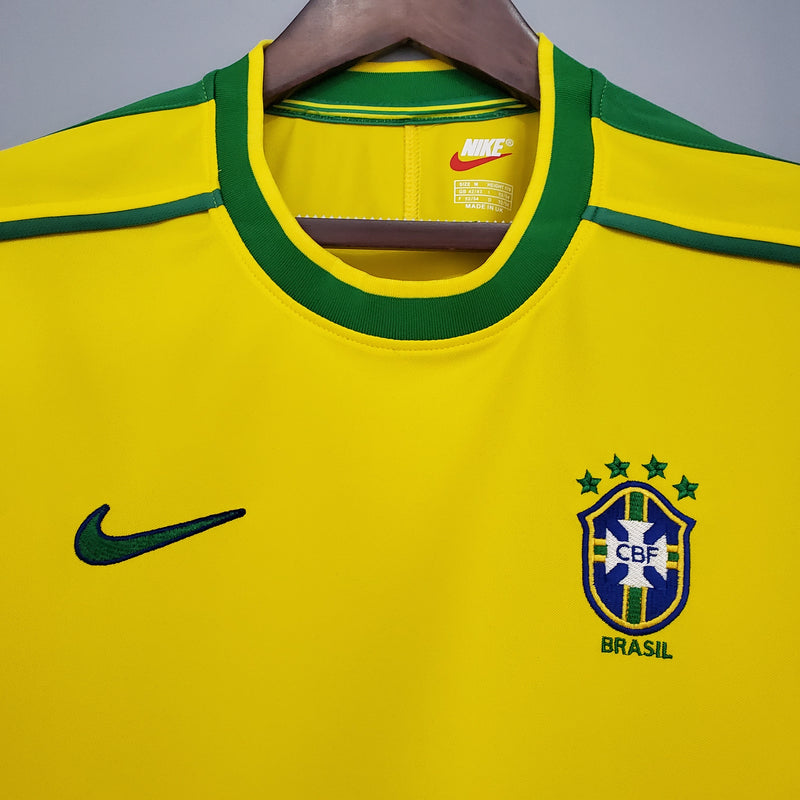 Camisa da Seleção Brasileira I 1998 Torcedor RETRO
