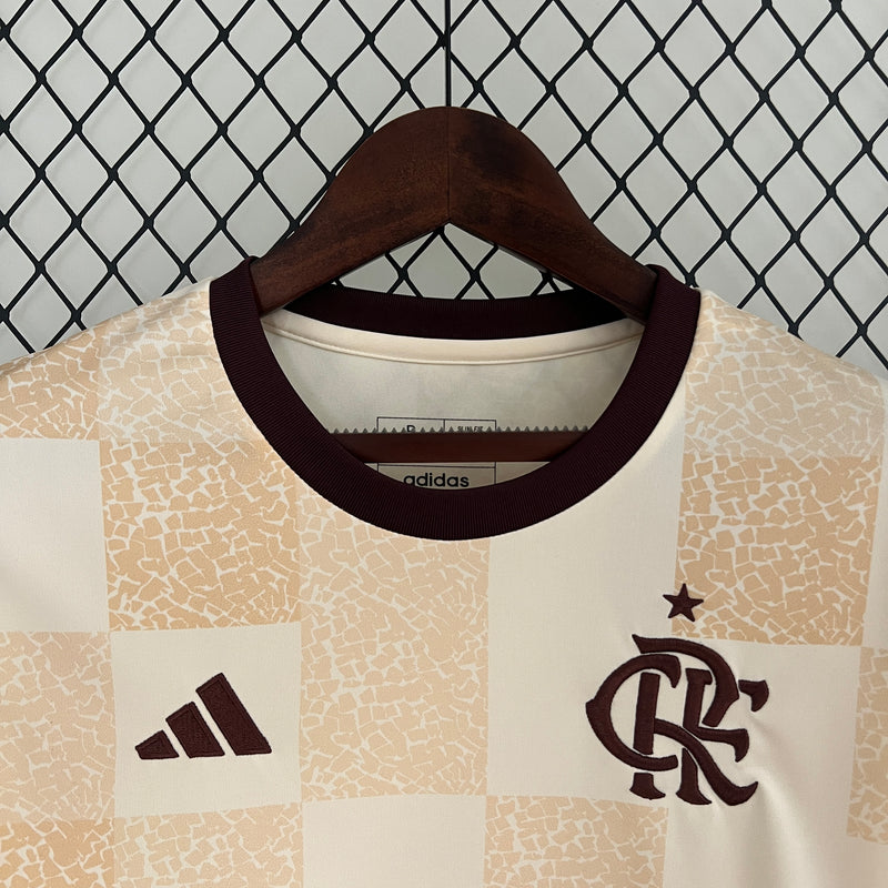 Camisa Feminina do Flamengo Edição Especial 24/25 Torcedor Bege