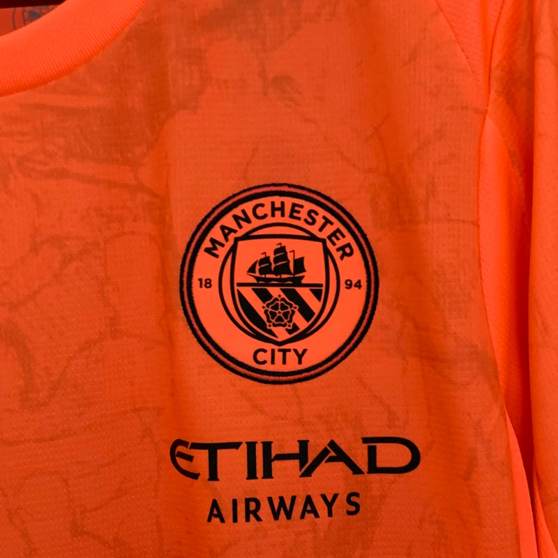 Camisa do Manchester City III 25/26 Torcedor Laranja