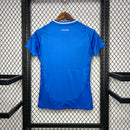 Camisa Feminina da Itália I 2024 Torcedor Azul