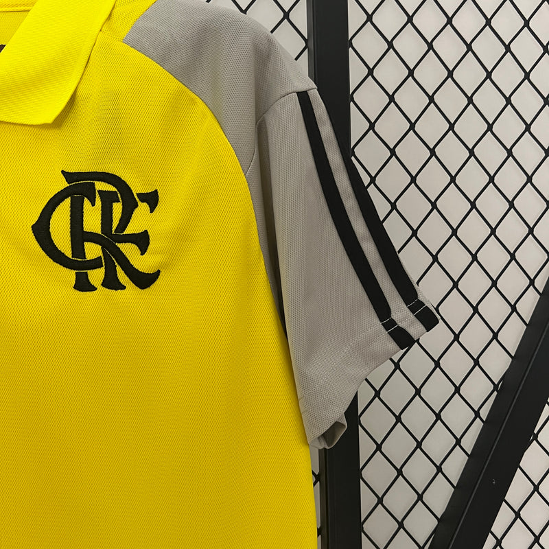 Camisa do Flamengo Treino 24/25 Torcedor Amarela