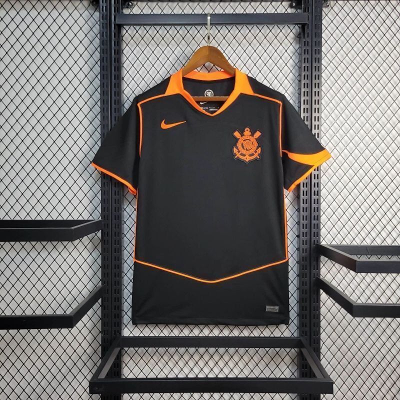 Camisa do Corinthians III 25/26 Torcedor Preta e Laranja