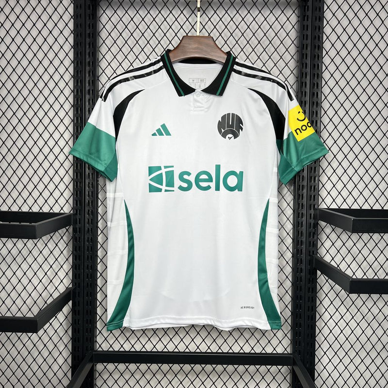 Camisa do Newcastle United III 24/25 Torcedor Branca e Verde