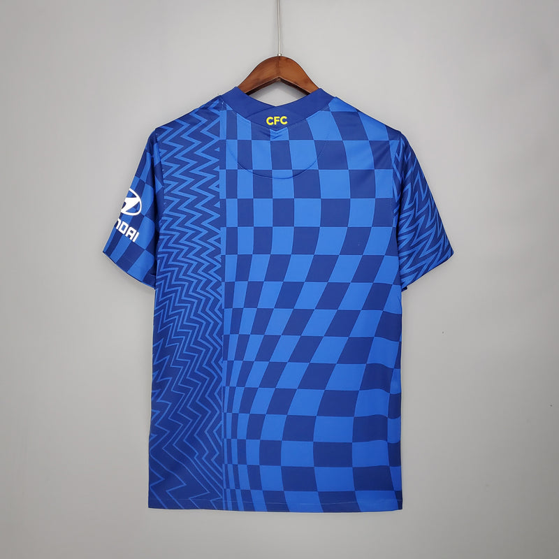 Camisa do Chelsea I 21/22 Torcedor Azul
