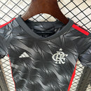 Kit infantil do Flamengo III 24/25 Torcedor Cinza