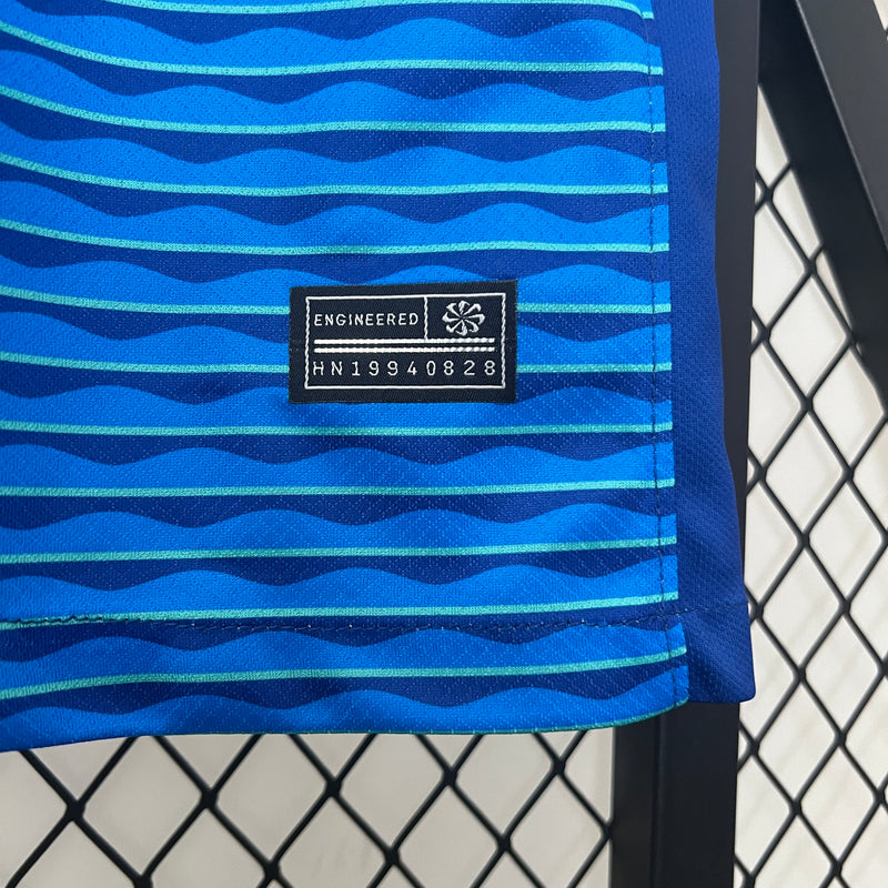 Camisa da Seleção Brasileira II 2024 Torcedor Azul