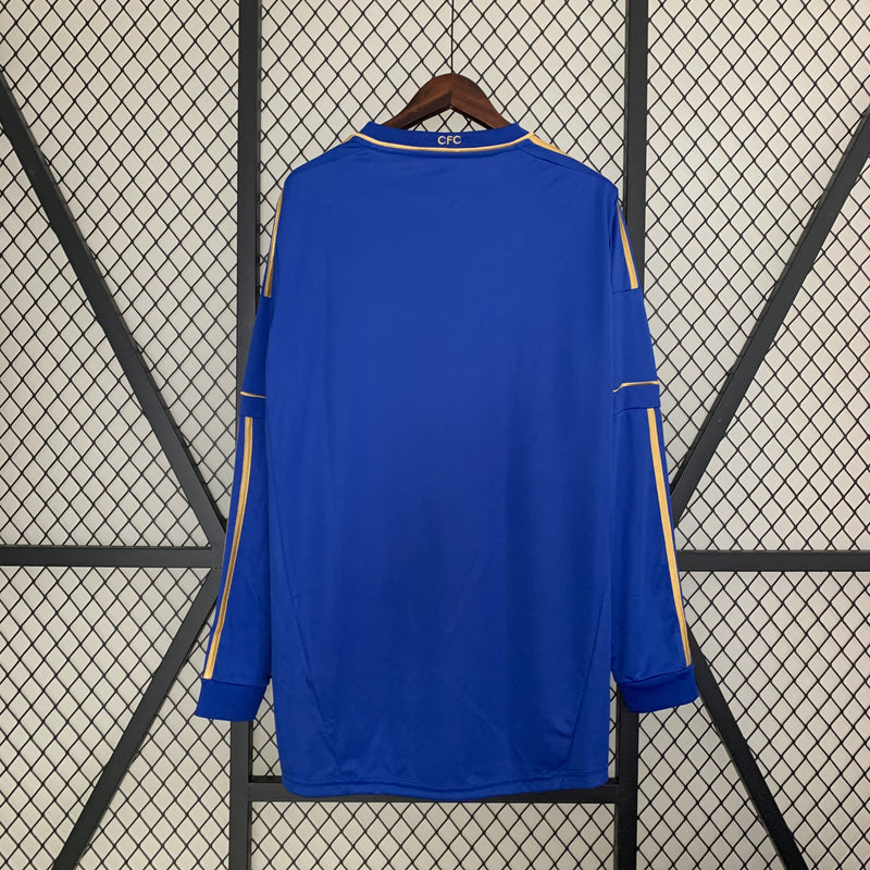 Camisa do Chelsea I Manga Longa 12/13 Torcedor RETRO