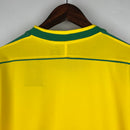 Camisa da Seleção Brasileira I Manga Longa 1998 Torcedor RETRO