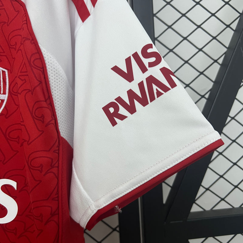 Camisa do Arsenal I 25/26 Torcedor Vermelha