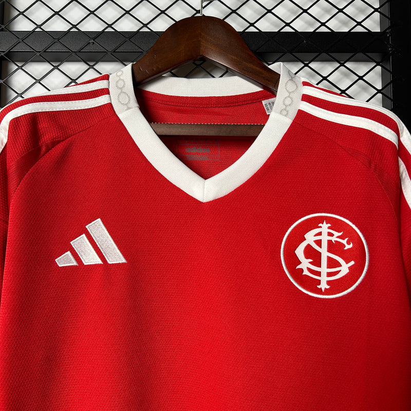 Camisa do Internacional I Manga Longa 25/26 Torcedor Vermelha