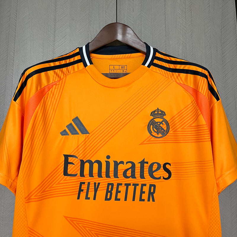 Camisa do Real Madrid II 24/25 Torcedor Laranja