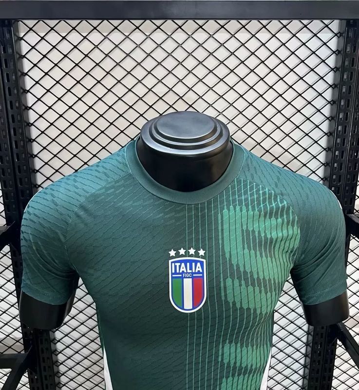 Camisa da Itália Treino 2024 JOGADOR Verde