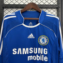 Camisa do Chelsea I Manga Longa 06/07 Torcedor RETRO