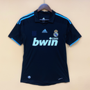 Camisa do Real Madrid II 09/10 Torcedor Preta RETRO