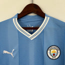 Camisa do Manchester City I 23/24 Torcedor Azul