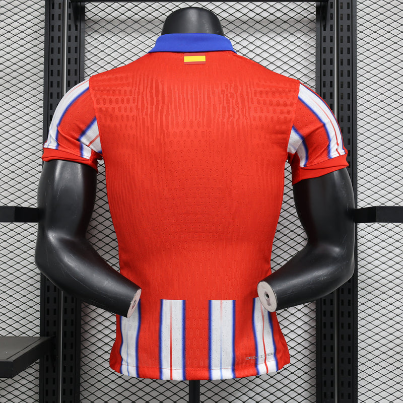 Camisa do Atlético Madrid I 24/25 JOGADOR Vermelha e Branca