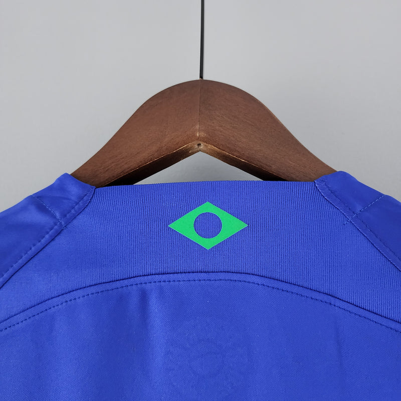 Camisa da Seleção Brasileira II 2022 Torcedor Azul