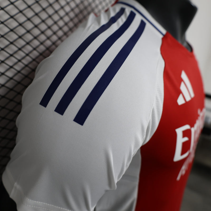 Camisa do Arsenal I 24/25 JOGADOR Vermelha
