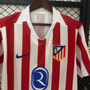 Camisa do Atlético Madrid I 25/26 Torcedor Vermelha e Branca