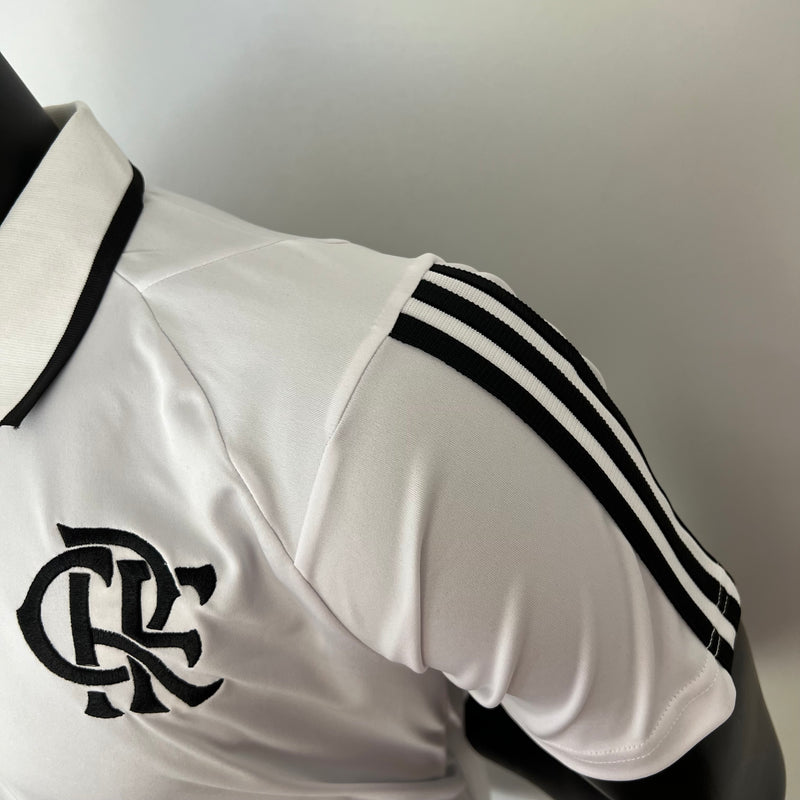 Camisa do Flamengo Polo Branca 23/24 Torcedor