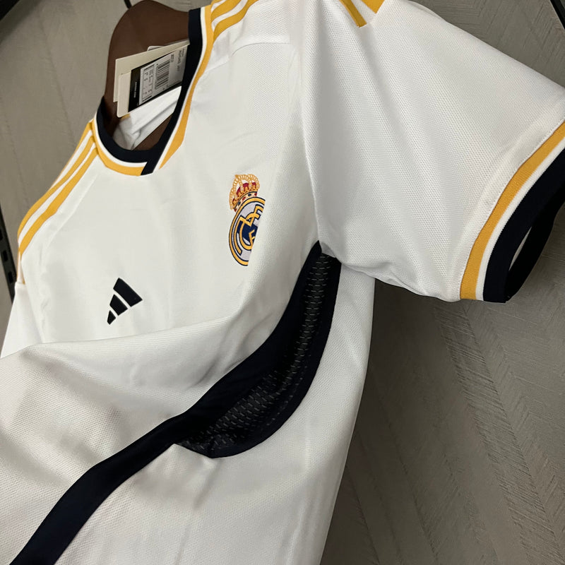 Camisa do Real Madrid I 23/24 Torcedor Branca