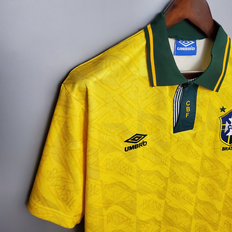 Camisa da Seleção Brasileira I 1991 Torcedor RETRO