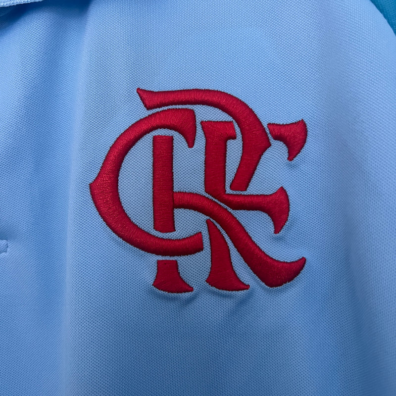 Camisa do Flamengo Polo Treino 25/26 Torcedor Azul