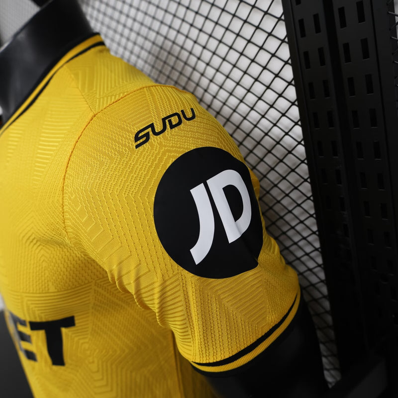 Camisa do Wolves I 24/25 JOGADOR Amarela
