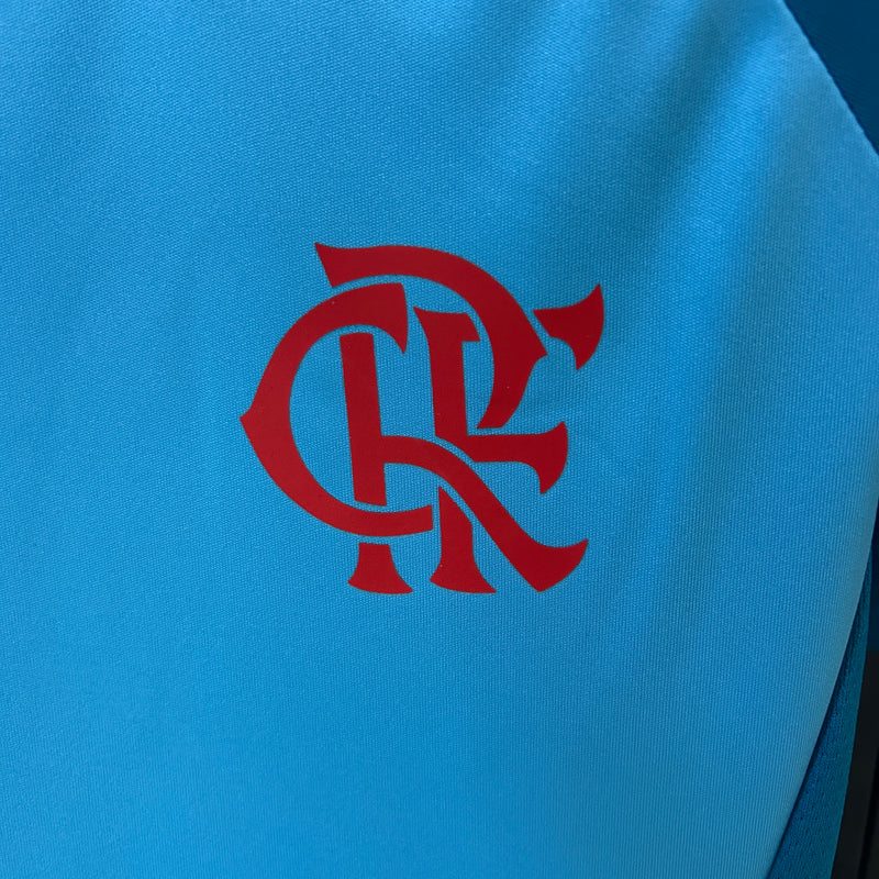 Camisa Feminina do Flamengo Treino 25/26 Torcedor Azul