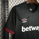 Camisa do West Ham United II 24/25 Torcedor Preta