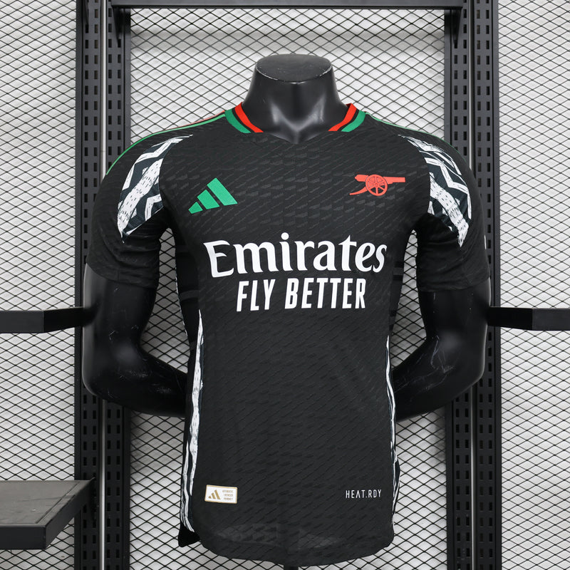 Camisa do Arsenal II 24/25 JOGADOR Preta