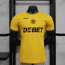 Camisa do Wolves I 24/25 JOGADOR Amarela