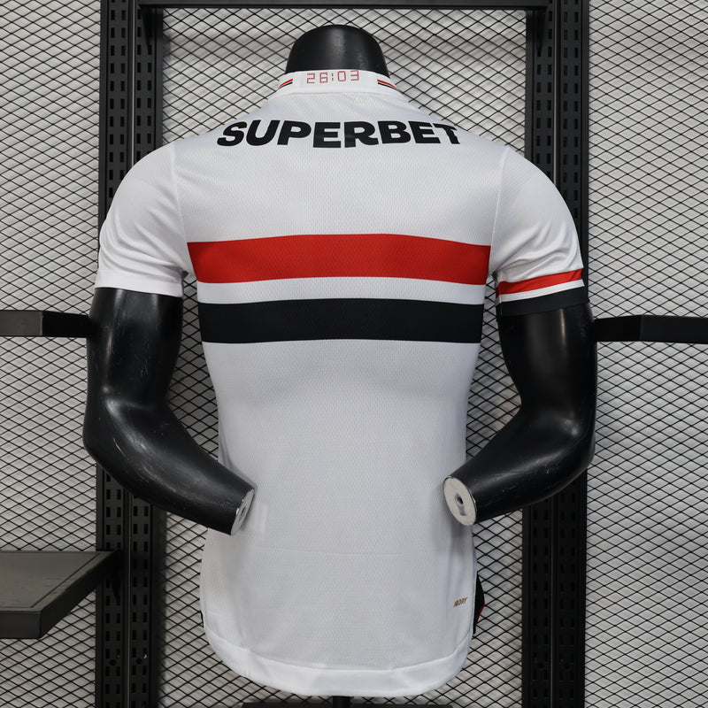 Camisa do São Paulo I 25/26 JOGADOR Branca
