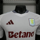 Camisa do Aston Villa II 24/25 JOGADOR Branca