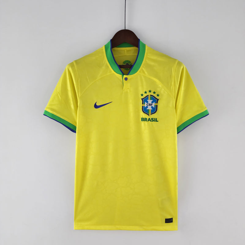 Camisa da Seleção Brasileira I 2022 Torcedor Amarela