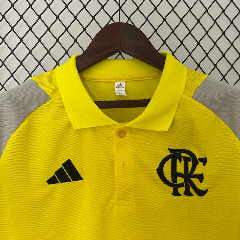 Camisa do Flamengo Treino 24/25 Torcedor Amarela