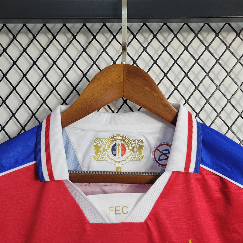 Camisa do Fortaleza I 23/24 Torcedor Azul e Vermelha